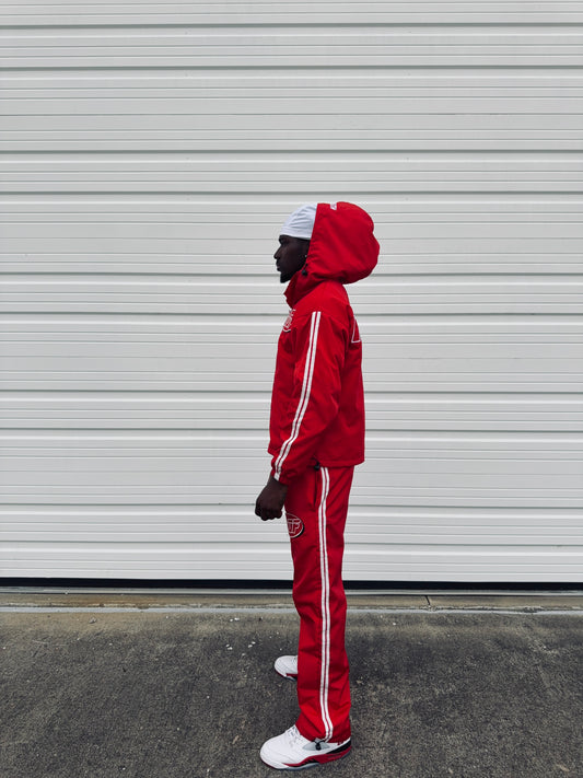 Red “Varsity” Tracksuit