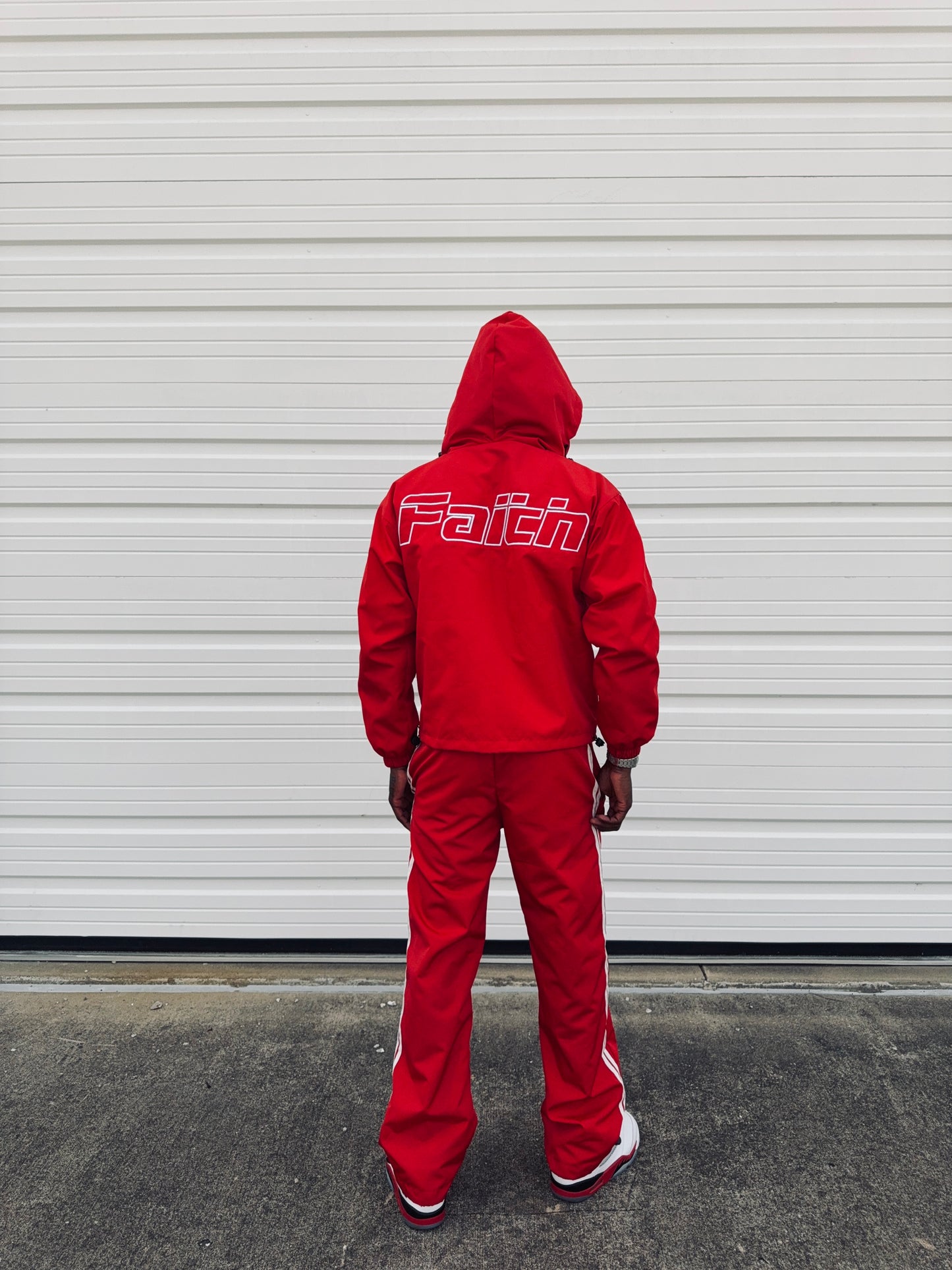 Red “Varsity” Tracksuit