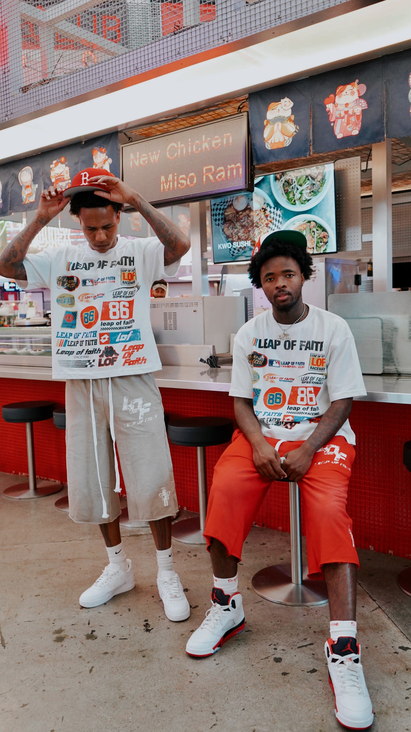 White “Raceway” Tee