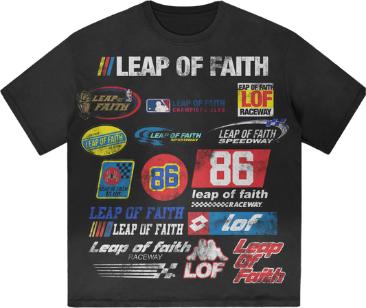 Black “Raceway” Tee
