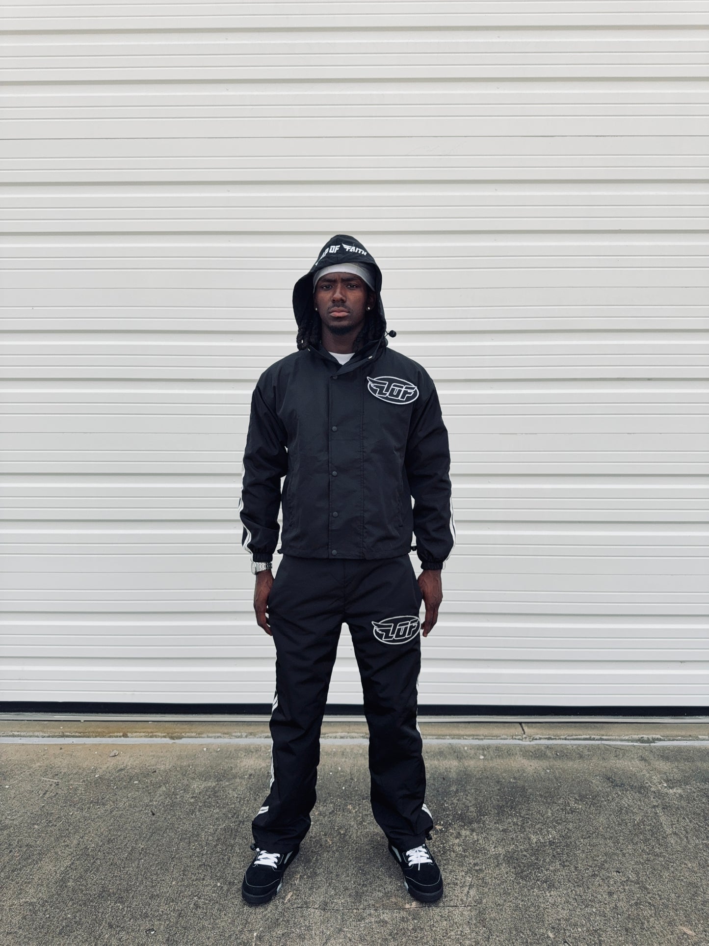 Black “Varsity” Tracksuit