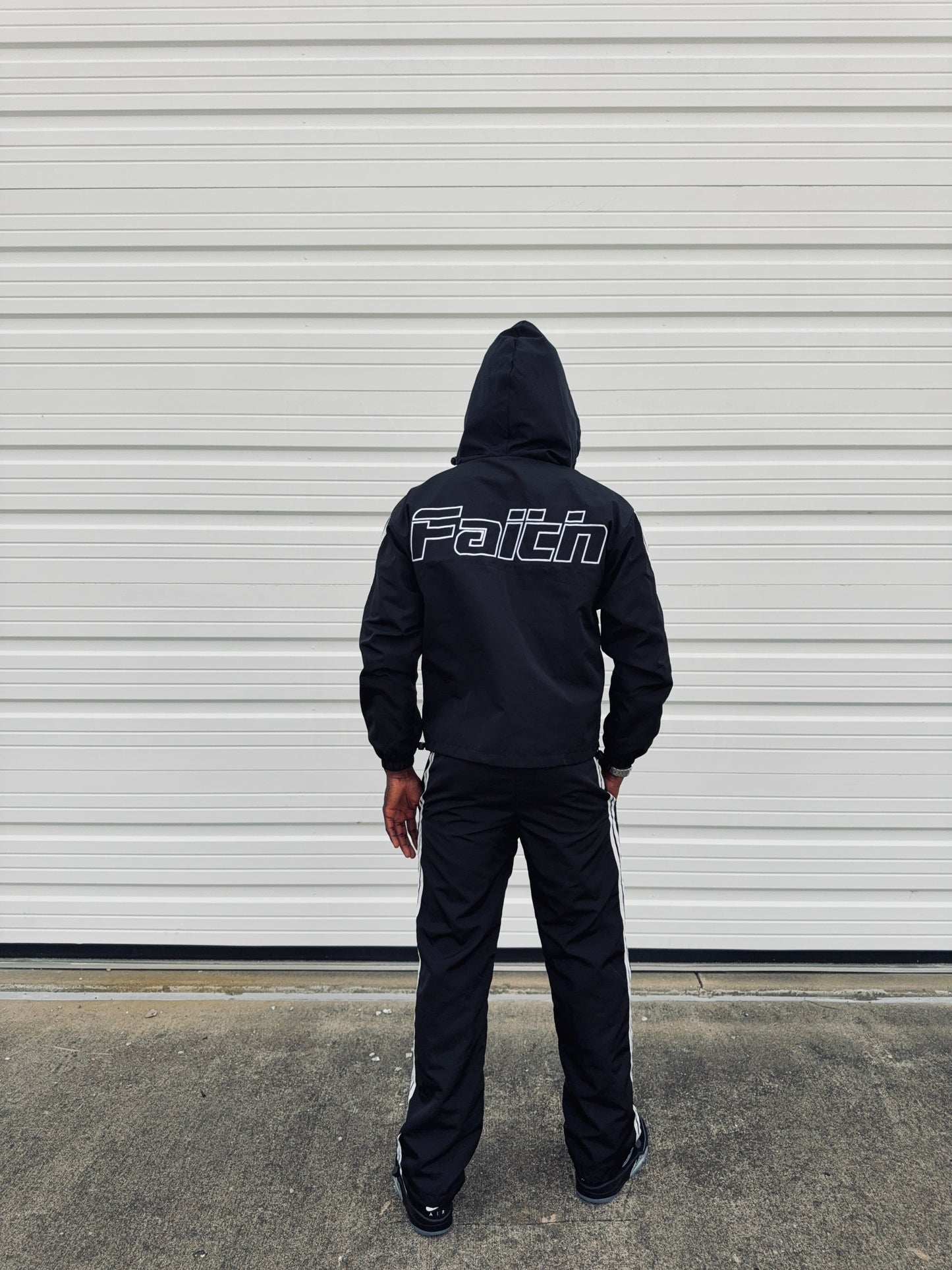 Black “Varsity” Tracksuit
