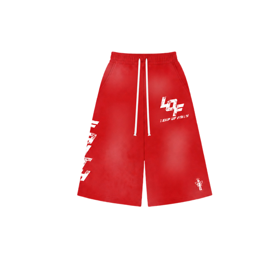 Red Sweat Shorts