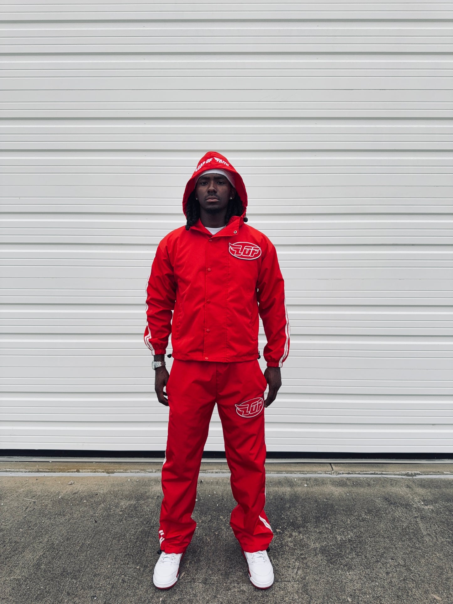 Red “Varsity” Tracksuit