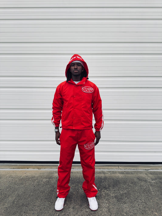 Red “Varsity” Tracksuit