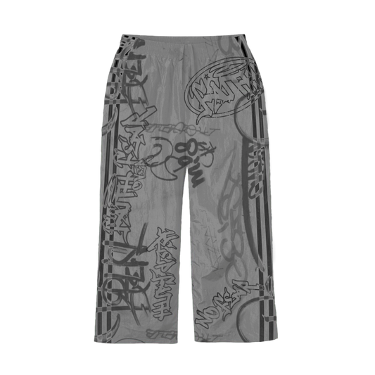 Grey "Graffiti Windbreaker Pants"